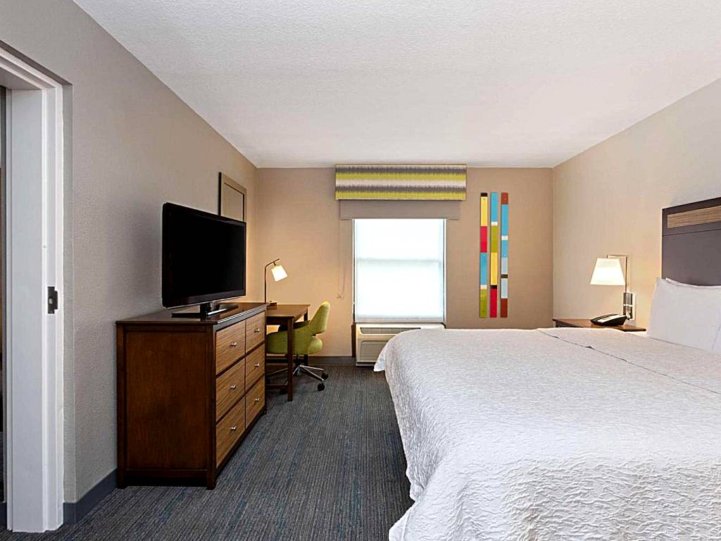 Hampton Inn & Suites Fort Myers Beach/Sanibel Gateway: King Suite with Patio View - Non-Smoking
