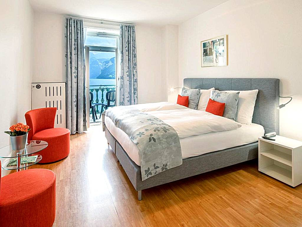 Hotel Schmid & Alfa: Superior Double Room with Balcony and Lake View (Brunnen) 